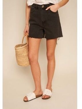 Whimsy + Row Natasha Organic Cotton Denim Shorts